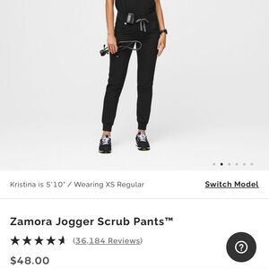 Black Figs Scrubs Jogger Pants